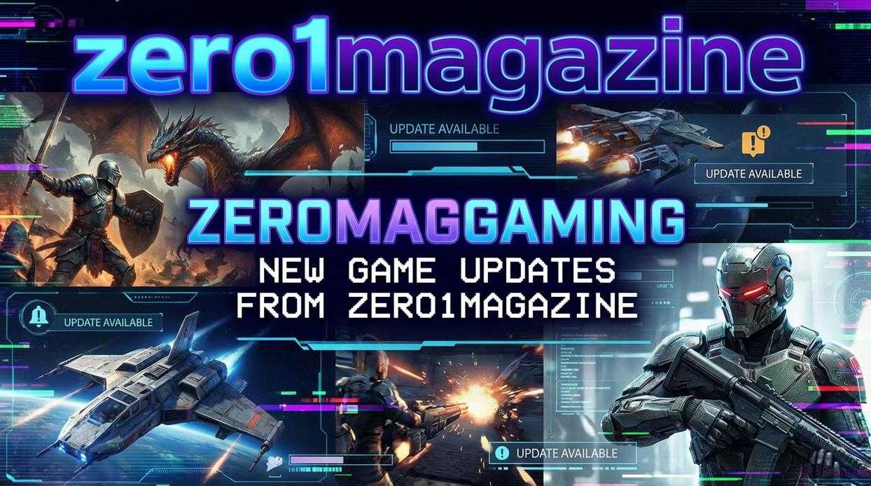 Zeromaggaming New Game Updates From Zero1magazine